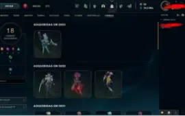 Vendo Conta Lol gold 4 140 Skins