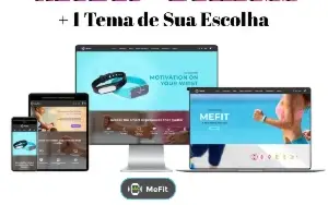 Tema Shopify MeFit - Tema Fitness + Atualizações e Bônus