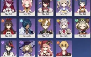 AR57 Xiao C1/Eula/Zhongli/Raiden/Venti/Diluc/Mona/Keqing C1