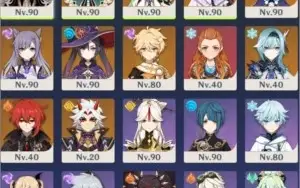 AR57 Xiao C1/Eula/Zhongli/Raiden/Venti/Diluc/Mona/Keqing C1