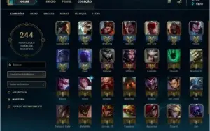 CONTA NÍVEL 97: DIAMANTE V 43 SKINS 86 CAMPEÕES
