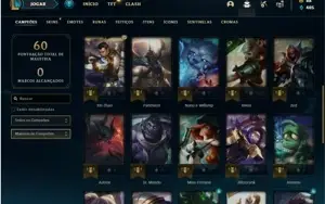 Conta ouro 2 com 34 Champs e 13 Skins