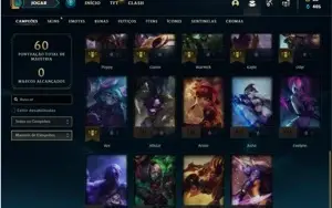 Conta ouro 2 com 34 Champs e 13 Skins