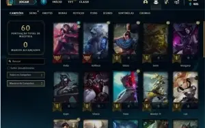 Conta ouro 2 com 34 Champs e 13 Skins