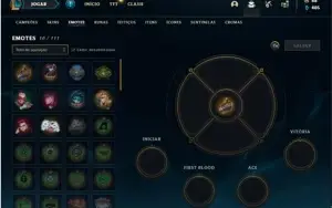 Conta ouro 2 com 34 Champs e 13 Skins