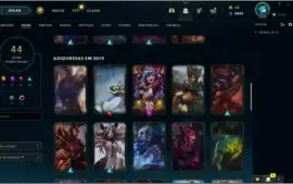 Conta Platina 3 com Emote Mestre 154 Campeões