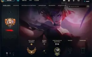 Conta League of Legends Abandonada