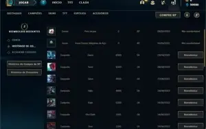 Conta Diamante 1 com 25 Champs e 1 Skin