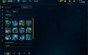 Conta Diamante 1 com 25 Champs e 1 Skin