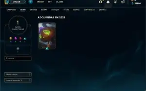 Conta Diamante 1 com 25 Champs e 1 Skin