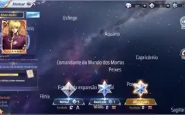 Conta Saint Seiya awakening  servidor A125  770  gemas