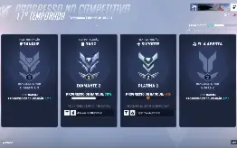 Conta Overwatch 2, Diamante 2 dano e Tank
