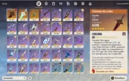 GANYU C1+ DILUC+ VENTI+ ZHONG+ MONA+ QIQ+ ALBED+ (4)ARMAS 5*