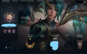 Conta de lol Gold 3 Solo Duo / Silver 3 Flex - 308 Skins.