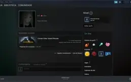 Conta steam com cs prime e insígnia de lealdade