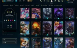 Bronze 2 com 150 Champs e 254 Skins +5 Prestigios
