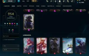 Bronze 2 com 150 Champs e 254 Skins +5 Prestigios