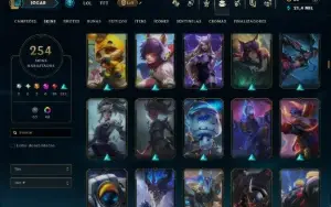 Bronze 2 com 150 Champs e 254 Skins +5 Prestigios