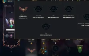 Bronze 2 com 150 Champs e 254 Skins +5 Prestigios
