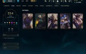 Bronze 2 com 150 Champs e 254 Skins +5 Prestigios