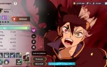Conta Black Clover Mobile 53220 Cristal Black Asta Rei Mago