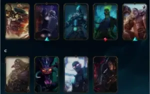 Conta de LoL Platina 4, 144 skins, lvl 238, 128 champ