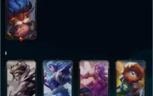 Conta de LoL Platina 4, 144 skins, lvl 238, 128 champ