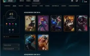 Conta Prata 1 League of Legends BR