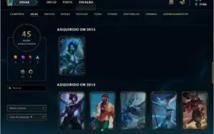 Conta Prata 1 League of Legends BR