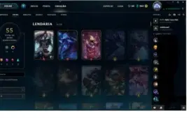 Conta Diamante 5 LOL