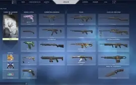 conta de valorant diamante 2 com skins