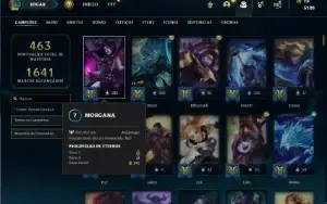 Esmeralda 4 com TODOS os champs e 402 Skins + 221 Cromas
