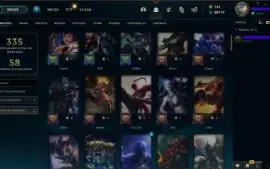 Conta League of Legends barata
