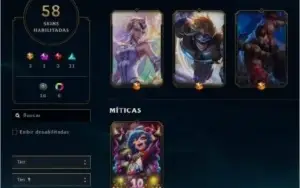 Vendo conta prata II, Honra 3, 58 skins: