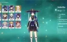 Conta genshin impact AR 10 Keqing, scaramouche/wanderer