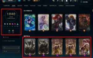 1K De Skins Prestigios Raras Conta Otima[Full Acesso