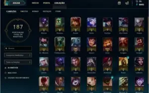 Conta League of Legends Prata 1 (mmr alto)