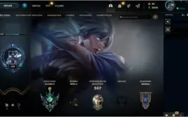 Conta Platina 2 LOL 84 Champs 32 skins
