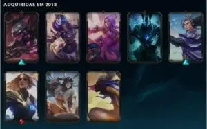 Conta Platina 2 LOL 84 Champs 32 skins