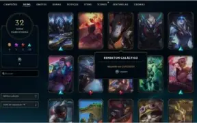 Conta Platina 2 LOL 84 Champs 32 skins