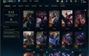 Conta ouro 4 com 70 champs, 78 skins + Corki Ovni (rara)