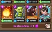 Conta lvl 10, troféus 3600+, 9 lendárias e baú super mágico
