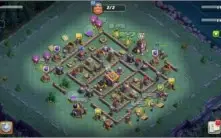 Vila Clash of Clans CV 12 com 5 estrelas