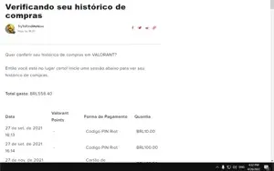Contas League of Legends e Valorant