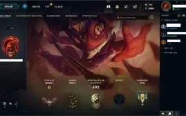 Contas League of Legends e Valorant