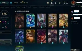 Contas League of Legends e Valorant