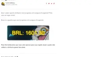 Contas League of Legends e Valorant