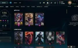 Conta 8K Rp 106 Skins + 60 Frag De Skins