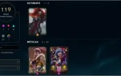 Estou vendendo conta League of legends lv 219.