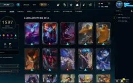 Conta League of Legends MMR Platina 2